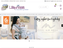Tablet Screenshot of lilleprinsen.no